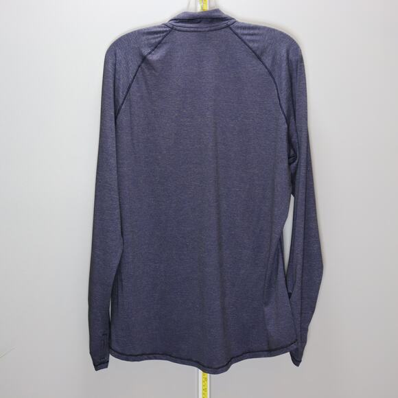 Champion Purple Quarter Zip Pullover Women’s XL Ruched Front - Picture 2 of 3